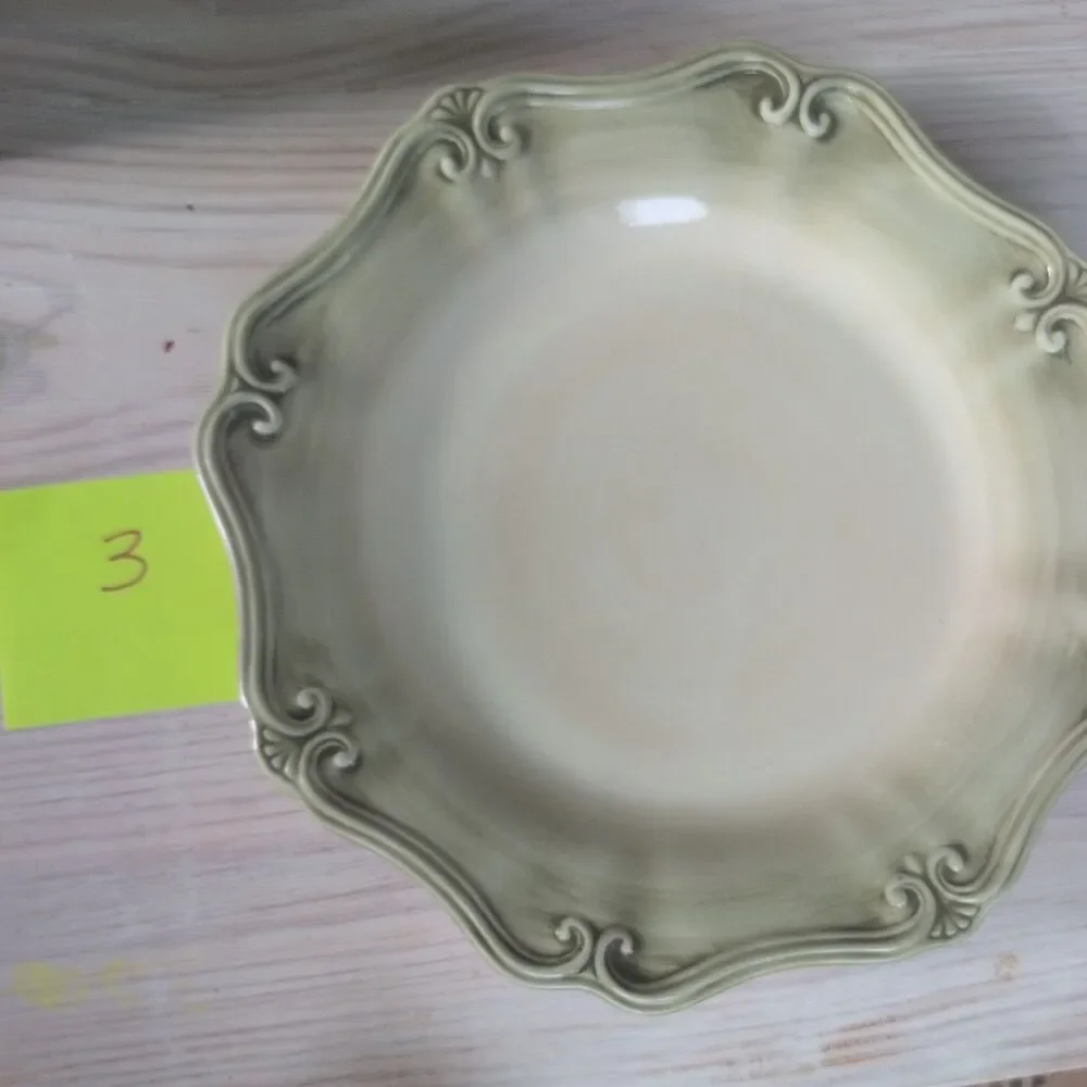 Lenox Dinner Plate Green Colore Verde VERDE 9” Italy